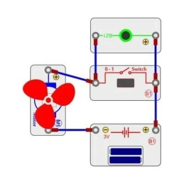 Blok Devreler Elektronik Eğitim Seti - 30 Proje