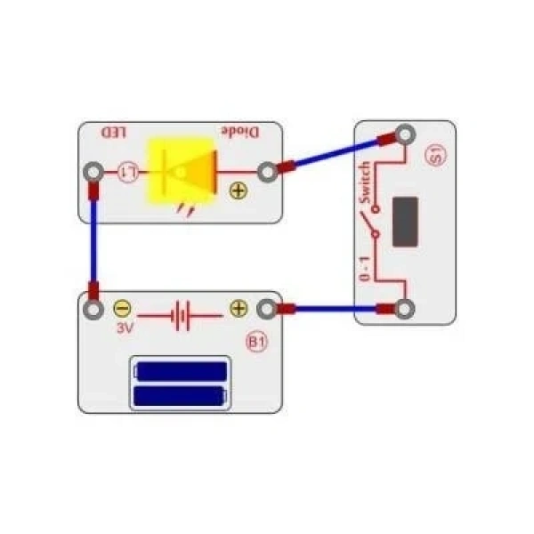 Blok Devreler Elektronik Eğitim Seti - 45 Proje