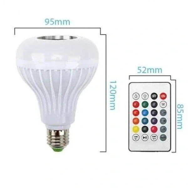 Bluetooth Hoparlör Akıllı RGB Led Ampul Lamba