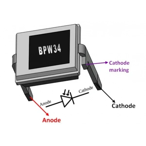 BPW34 Fotodiyot Optik Sensör