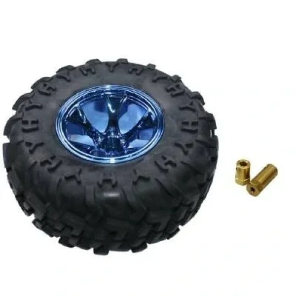 Büyük Arazi Tekerleği 125mm x 58mm - Mavi
