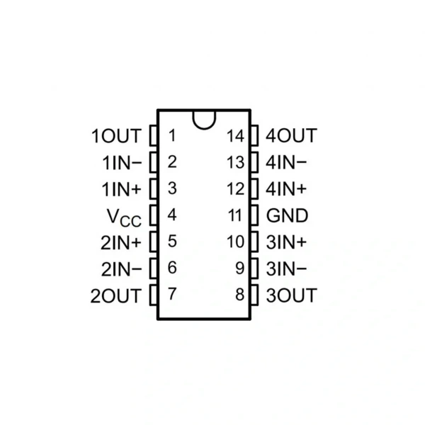 CA3054 Amplifikatör Entegresi Dip-14