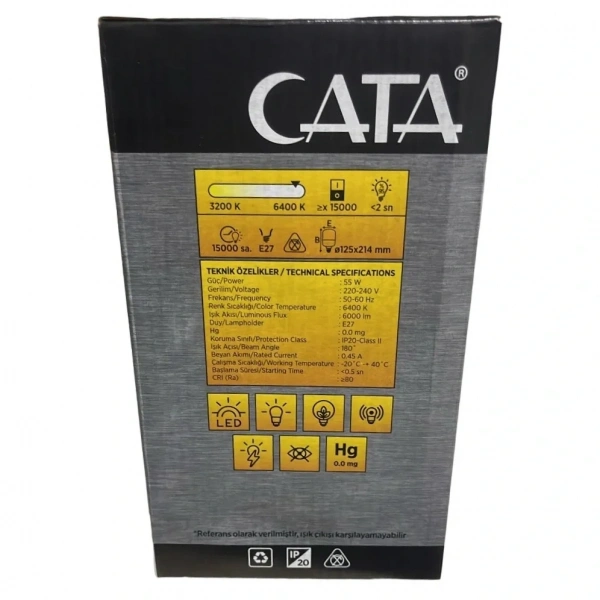 Cata CT-4262 55W E27 Duy Led Torch Ampul