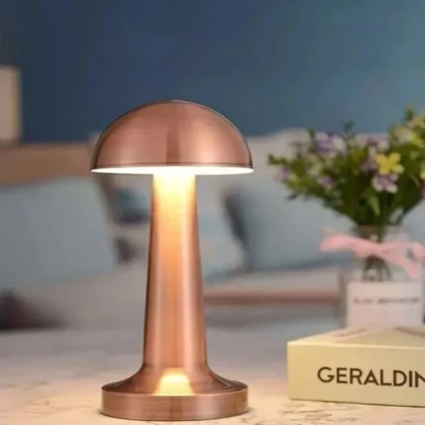 Cata CT-8430 Lizbon Dokunmatik Şarjlı Led Masa Lambası Bakır