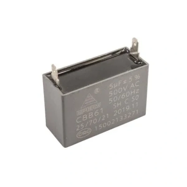 CBB61 5uF 500VAC Kutulu Kondansatör