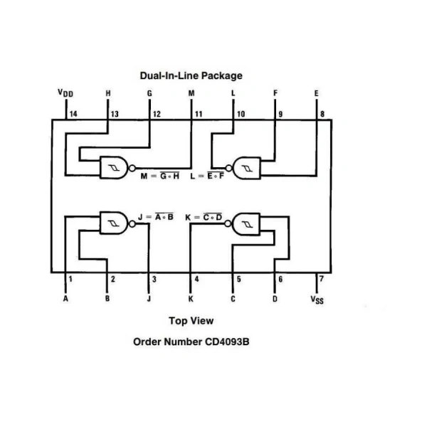 CD4093 SMD Entegre
