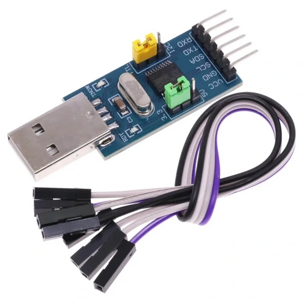 Ch341TTL 2 in 1 modül 3.3V 5V USB I2C IIC UART USB TTL