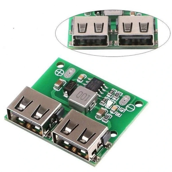Çift USB Çıkışı 9V 12V 24V TO 5V 3A DC-DC Step Down Şarj Modülü