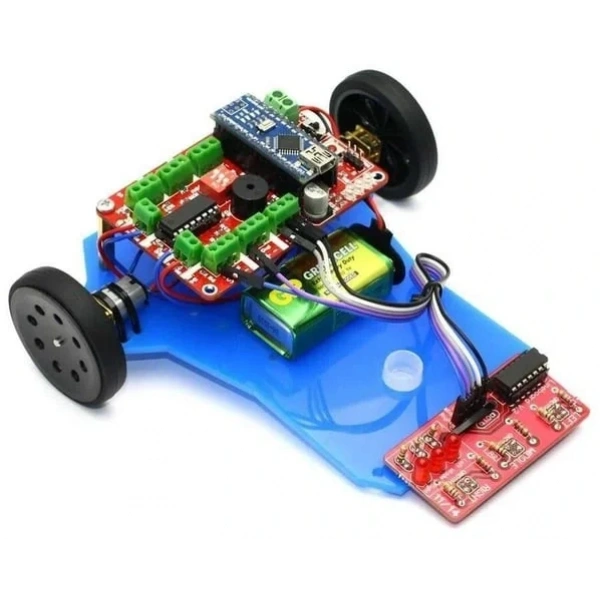 Çigor Çizgi İzleyen Robot Kiti montajlı