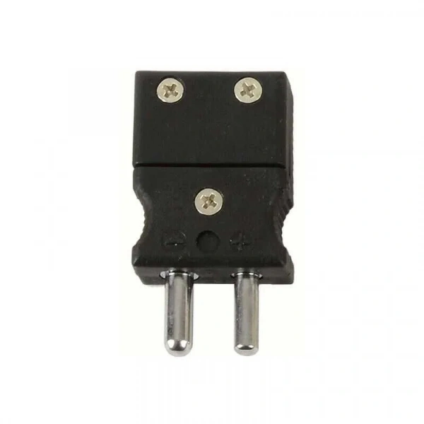 CK-05SY-Erkek - Fe-Const Termokupl Fiş Siyah