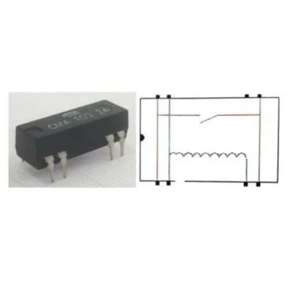 CMA 100 24 Reed Röle Tek Kontak N/O 24VDC 0.5A