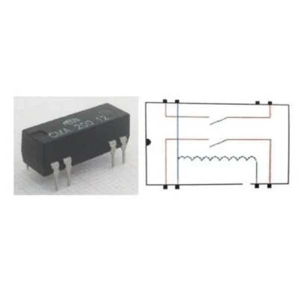 CMA 200 12 Reed Röle Çift Kontak N/O 12VDC 0.5A