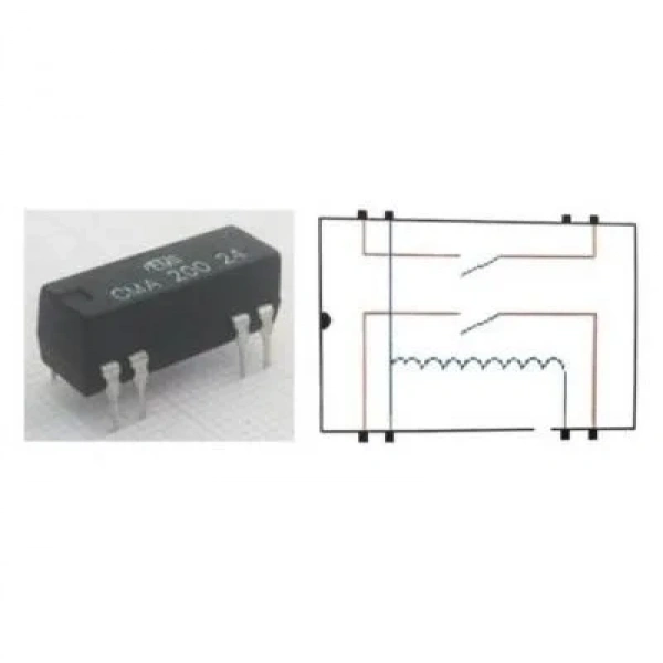 CMA 200 24 Reed Röle Çift Kontak N/O 24VDC 0.5A