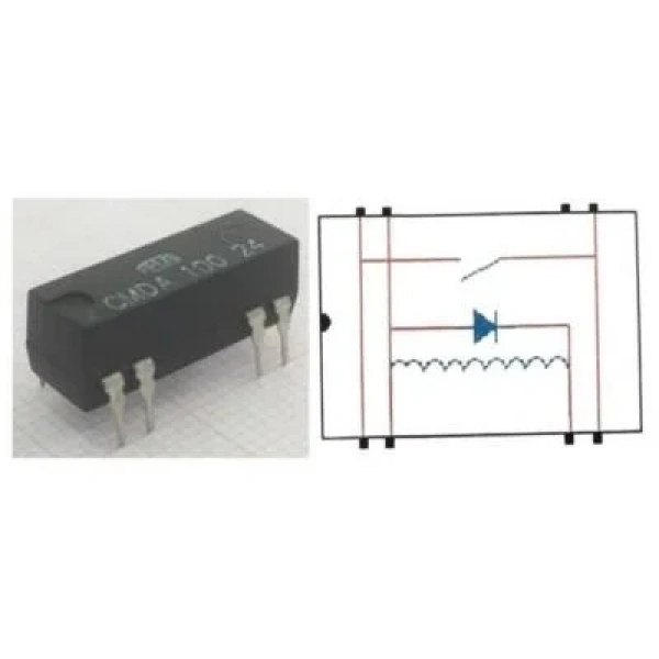 CMDA 100 24 Reed Röle Tek Kontak N/O 24VDC 0.5A