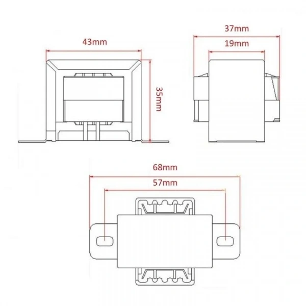 CX-4116 3W 24V AC Trafo - Transformatör