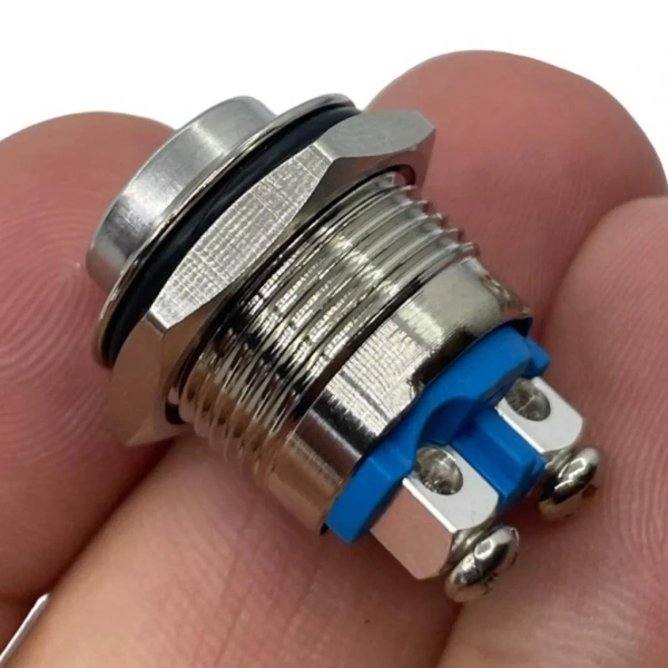 D40 16mm Metal Buton Yaylı