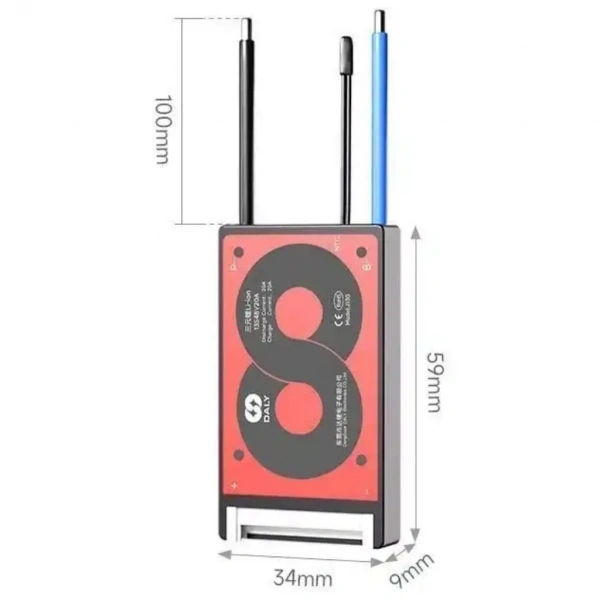 Daly 10S 20A Li-ion BMS Balanslı Koruma Kartı