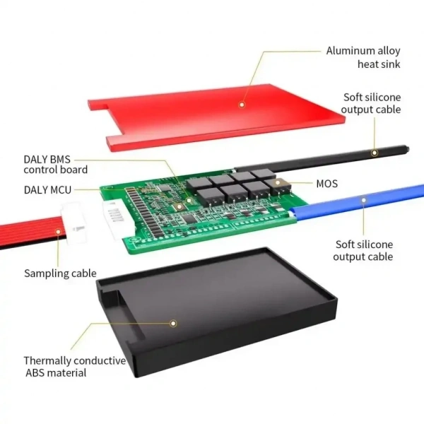 Daly 10S 20A Li-ion BMS Balanslı Koruma Kartı