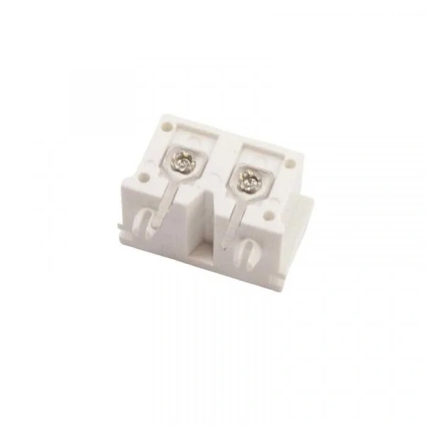 DB-8 C8 Erkek Power Soketi 90 Derece 22x12mm - Beyaz