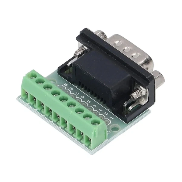 DB9 9-Pin Male Terminal Block Adapter