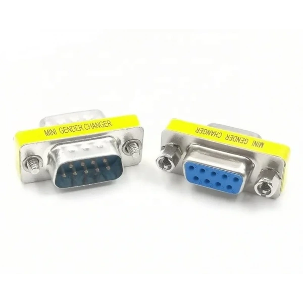 DB9 - RS232 Erkek-Dişi (M2F) 9 Pin Çevirici Ara Adaptör