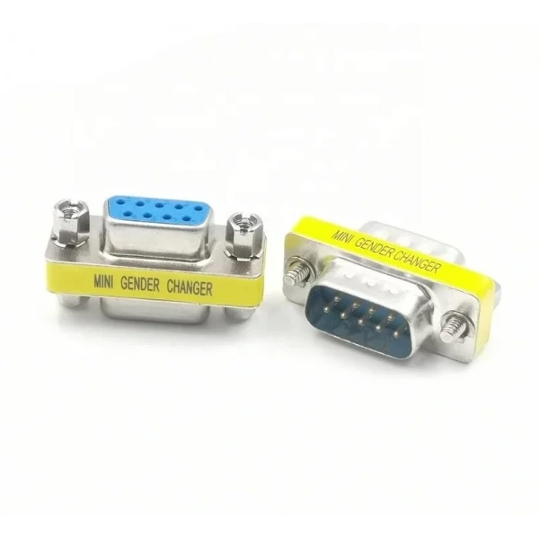DB9 - RS232 Erkek-Dişi (M2F) 9 Pin Çevirici Ara Adaptör