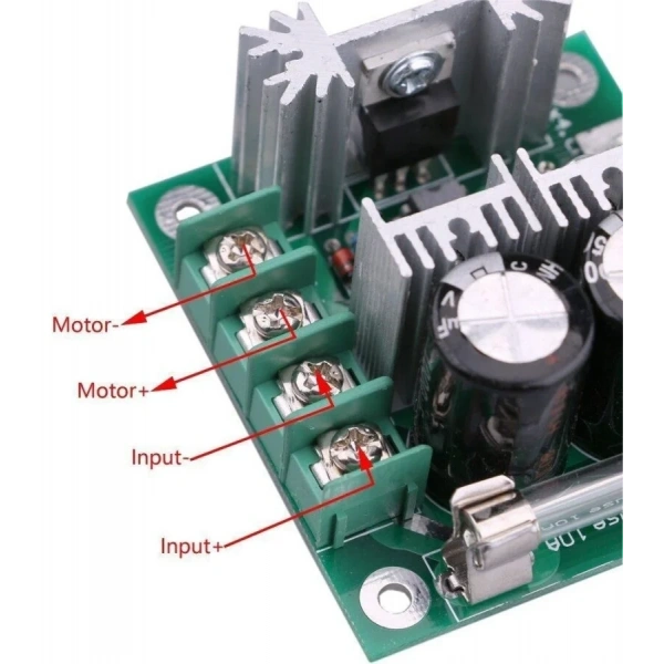 DC 10A 9-60V Hız ve Yön Kontrollü Motor Sürücü
