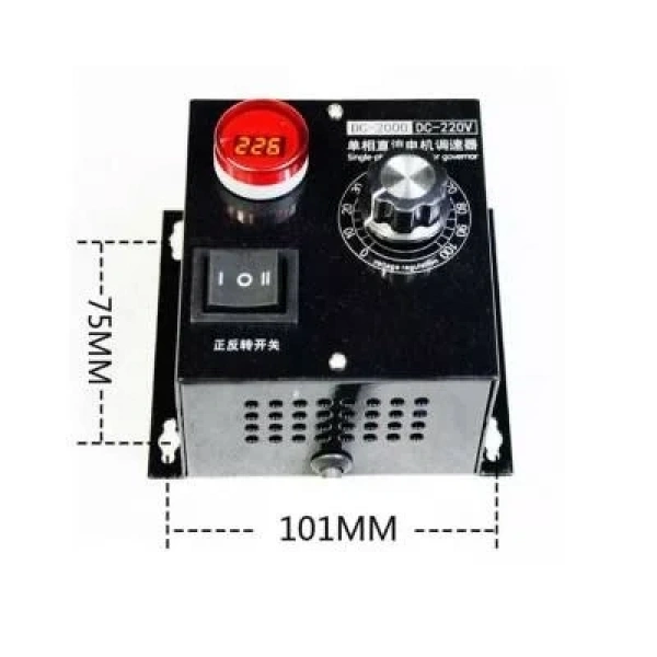 DC 220V Motor Sürücü Hız ve Yön Kontrollü 2000W
