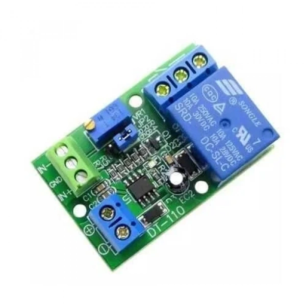 DC 24V 1-Kanal LM393 Voltaj Karşılaştırıcı Röle Modülü