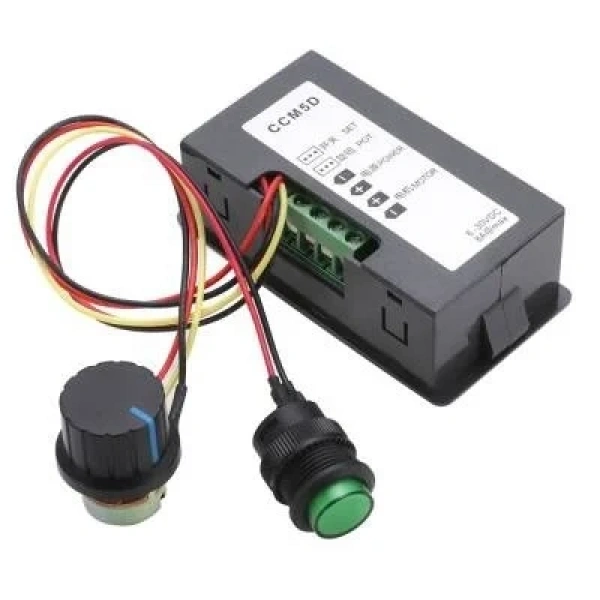 DC 6-30V 5A Ekranlı PWM Motor Sürücü - Kumandalı