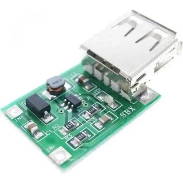DC-DC 0.9V-5V to 5V 600A Voltaj Yükseltici USB Şarj Modülü