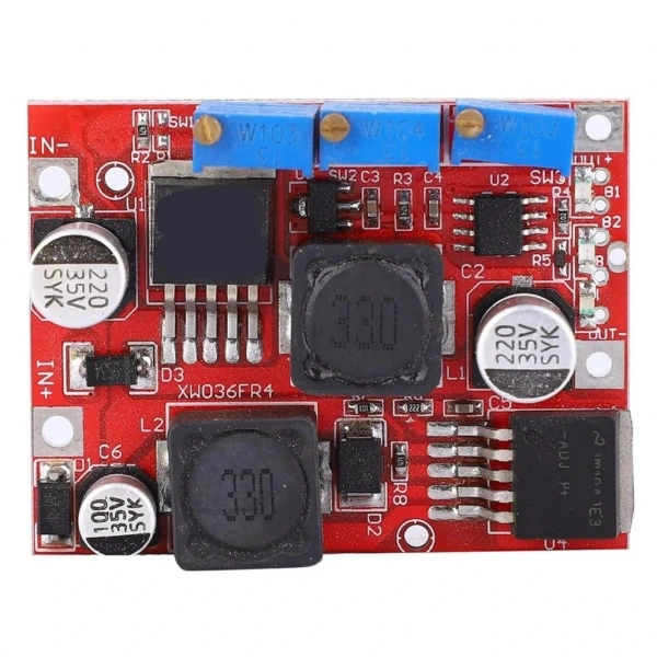 DC-DC Ayarlı Voltaj Yükseltici-Düşürücü Kartı (LM2577 + LM2596)
