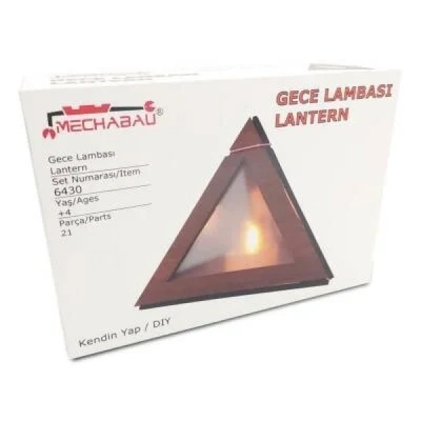 Demonte Ahşap Gece Lambası - Kendin Yap DIY