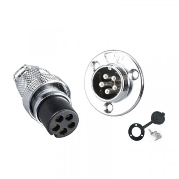 DF20 5 Pin 20mm Su Geçirmez Konnektör Takımı