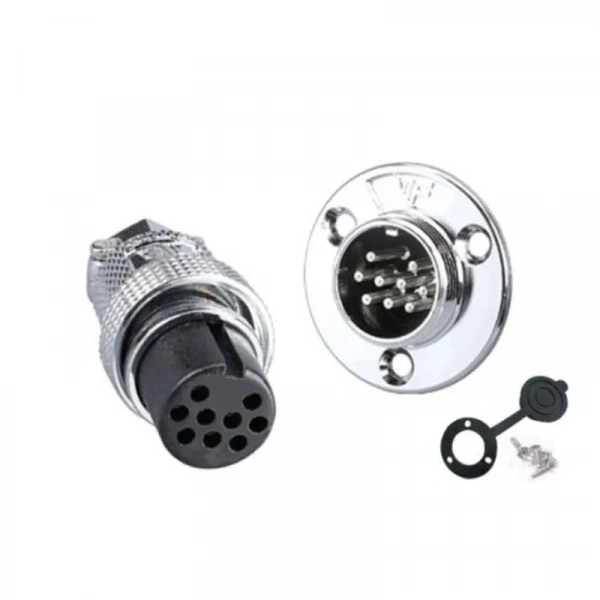 DF20 9 Pin 20mm Su Geçirmez Konnektör Takımı