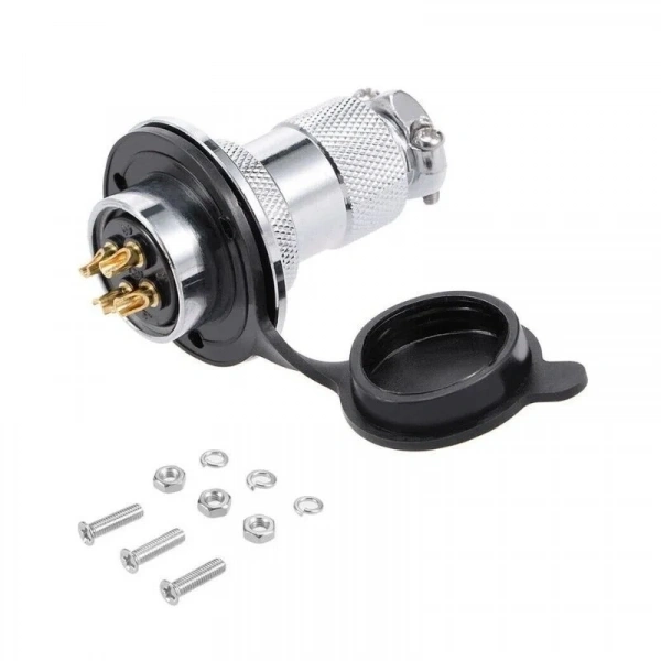 DF25 4 Pin 25mm Su Geçirmez Konnektör Takımı