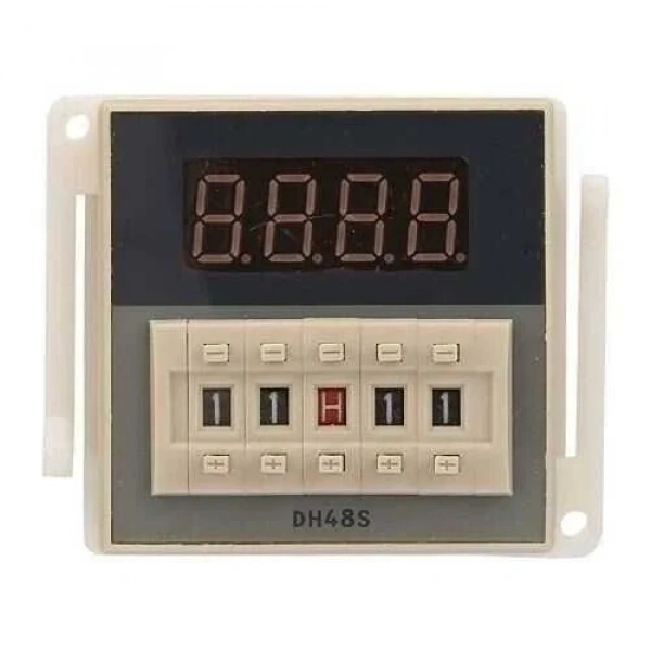 DH48S-2Z 220V Zaman Ayarlı Röle Modülü - Çift Çıkışlı