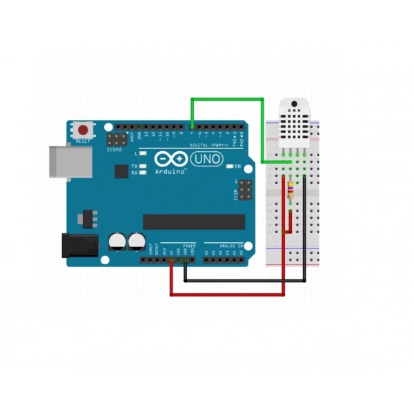 DHT22 Isı ve Nem Sensörü Arduino Sıcaklık ve Nem Ölçer AM2302