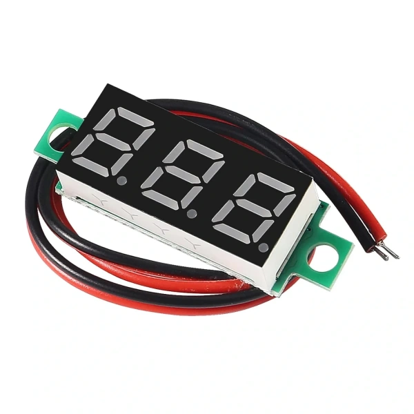Dijital Mini Voltmetre Dc 0V 100V Gerilim Voltaj Ölçer
