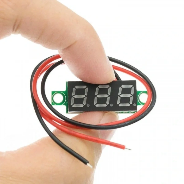 Dijital Mini Voltmetre Dc 0V 100V Gerilim Voltaj Ölçer