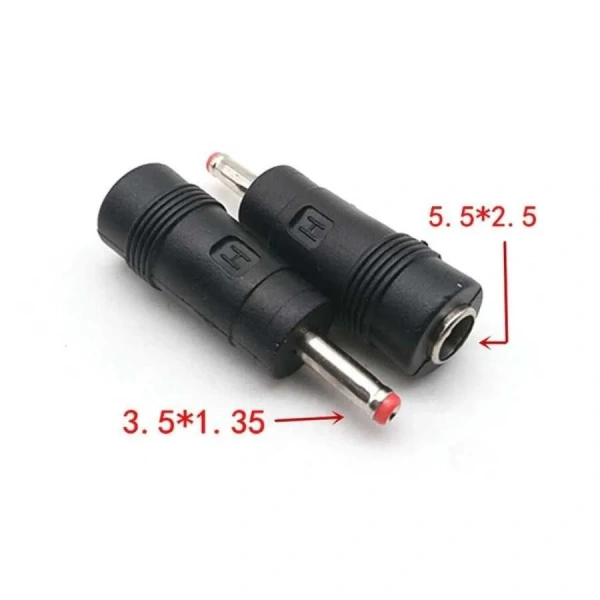 Dişi 5.5mm x 2.1mm - Erkek 3.5mm x 1.35mm Dönüştürücü