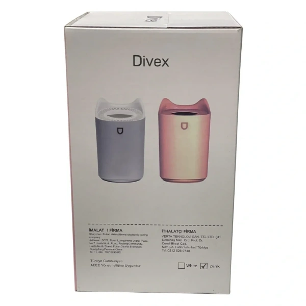 Divex 2 Portlu 3L Hava Nemlendirici Humidifier H-23