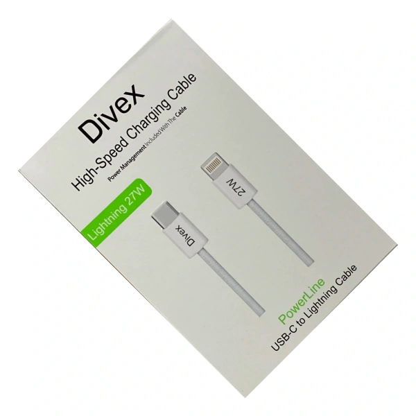 Divex 27W Type-C to Lightning Yüksek Hızlı Şarj Kablosu DC-214