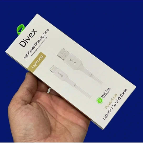 Divex 3.1A Lightning Hızlı Şarj Data Kablosu