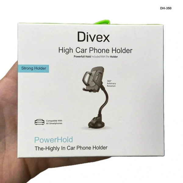 Divex 360 Derece Dönebilen Araç İçi Telefon Tutacağı DH-350