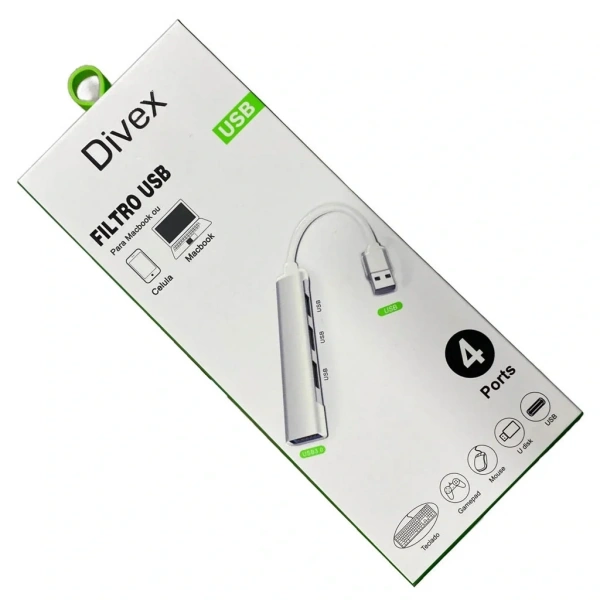 Divex 4 Çıkışlı USB Çoklayıcı 4 Port USB Splitter DX-03
