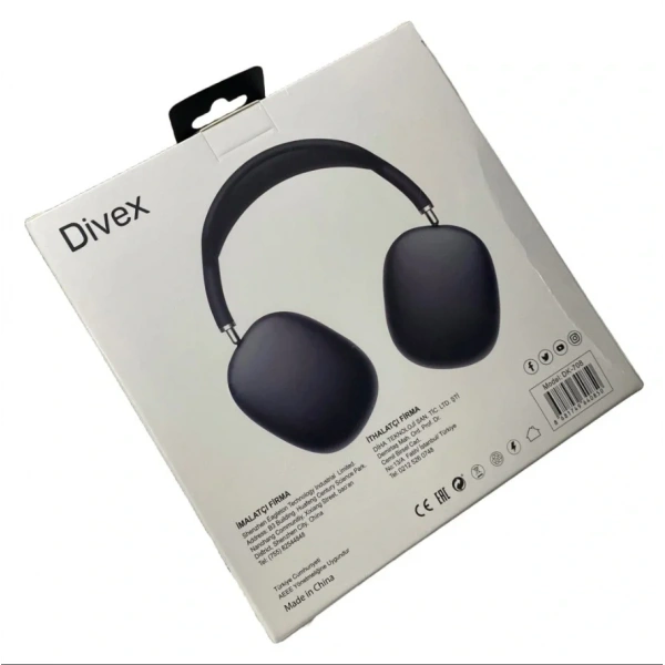 Divex Apple Uyumlu Airpods Max Kulaküstü Kulaklık DK-708 Siyah