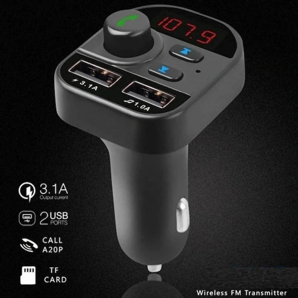 Divex Araç Fm Transmitter Bluetooth 2xUSB Mp3 Çakmaklık Girişli DT-602