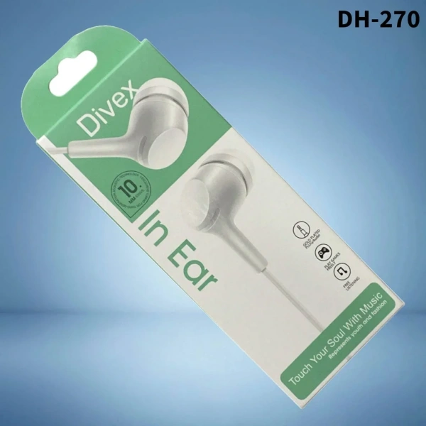 Divex Aux Stereo Kulakiçi Kulaklık Beyaz DH-270
