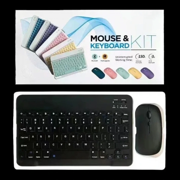 Divex Bluetooth Bağlantılı Şarjlı Mouse Klavye Seti Siyah DK-10